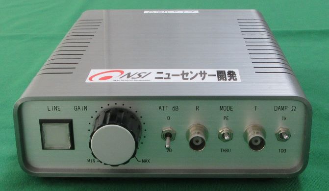 低周波高電圧超音波パルサーレシーバ